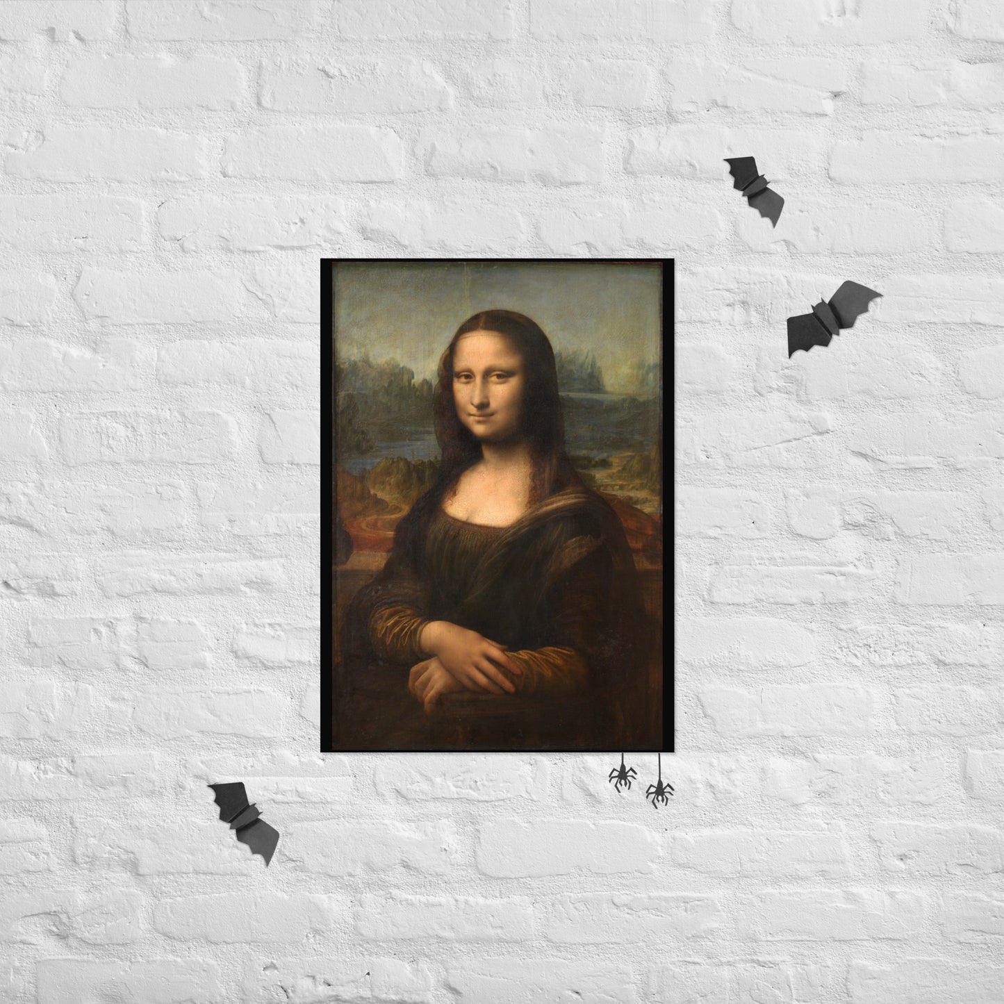 Print Muse Mona Lisa Art Prints - Da Vinci Print Da Vinci Poster Mona Lisa Poster - House Art Prints, Room Art Prints, Office Art Prints, Living Room Art Prints