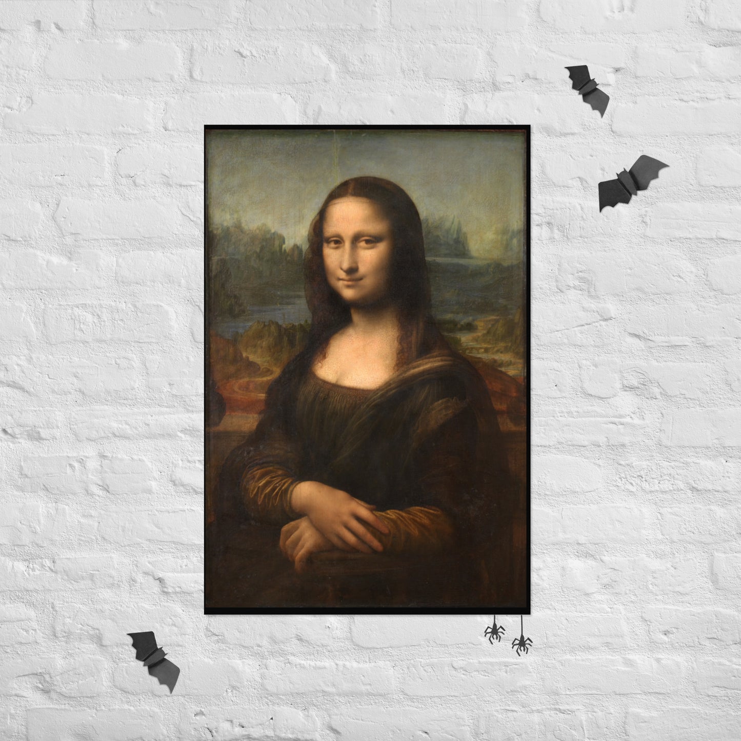 Print Muse Mona Lisa Art Prints - Da Vinci Print Da Vinci Poster Mona Lisa Poster - House Art Prints, Room Art Prints, Office Art Prints, Living Room Art Prints