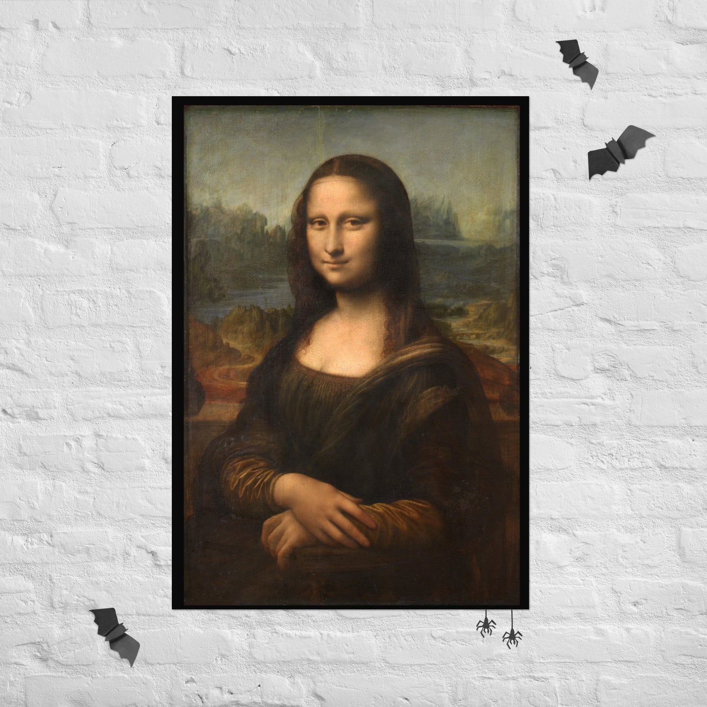 Print Muse Mona Lisa Art Prints - Da Vinci Print Da Vinci Poster Mona Lisa Poster - House Art Prints, Room Art Prints, Office Art Prints, Living Room Art Prints