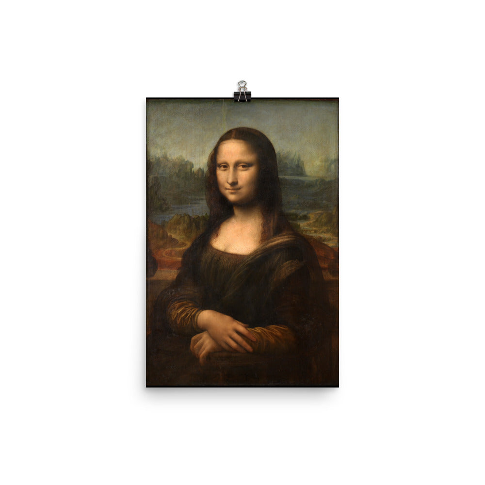 Print Muse Mona Lisa Art Prints - Da Vinci Print Da Vinci Poster Mona Lisa Poster - House Art Prints, Room Art Prints, Office Art Prints, Living Room Art Prints