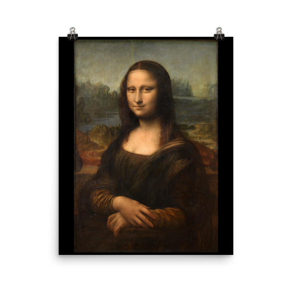 Print Muse Mona Lisa Art Prints - Da Vinci Print Da Vinci Poster Mona Lisa Poster - House Art Prints, Room Art Prints, Office Art Prints, Living Room Art Prints