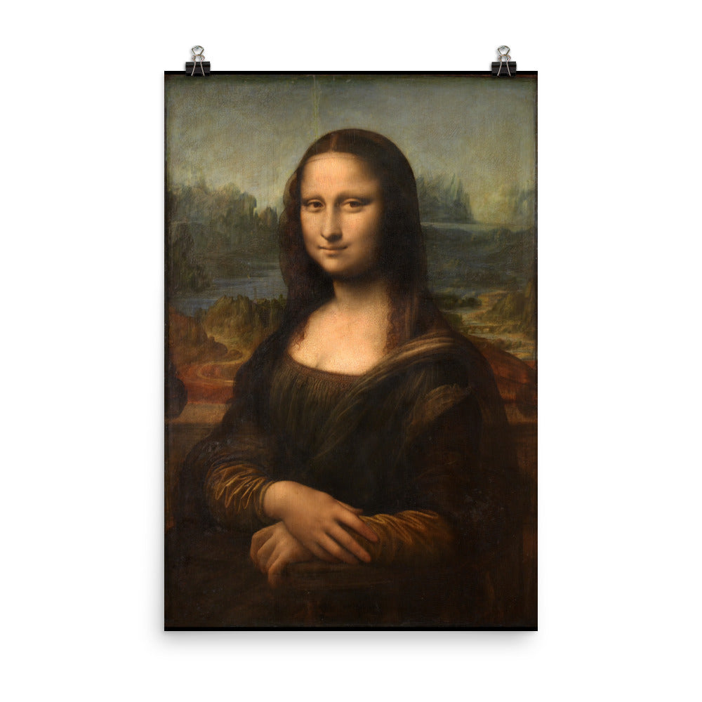 Print Muse Mona Lisa Art Prints - Da Vinci Print Da Vinci Poster Mona Lisa Poster - House Art Prints, Room Art Prints, Office Art Prints, Living Room Art Prints