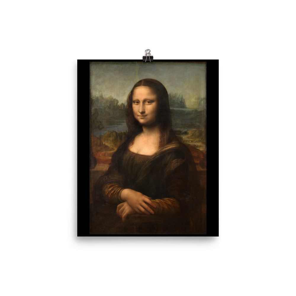 Print Muse Mona Lisa Art Prints - Da Vinci Print Da Vinci Poster Mona Lisa Poster - House Art Prints, Room Art Prints, Office Art Prints, Living Room Art Prints